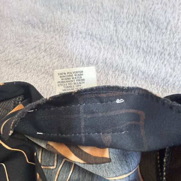 Briggs New York Petite Medium Womens Button Up Blazer Geometric & Animal Print - Picture 4 of 7